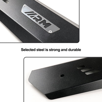 A close-up of the exhaust sleeve shows the high-quality metal material and sophisticated welding process, highlighting its durability.