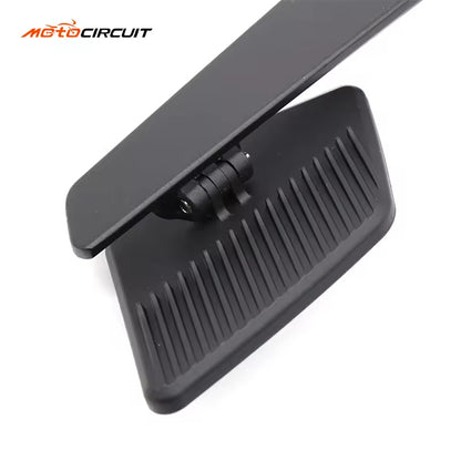Close-up Details of Espejo Wing Rear Hand Mirror - Durable and Adjustable
