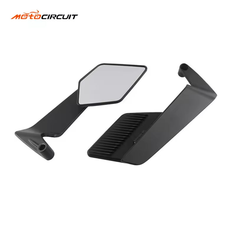 Motorcycle Bar End Mirror for Electric Mountain Bike - Wing Rear Hand Design