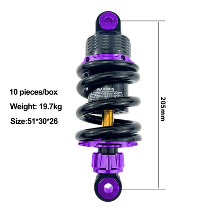 Motocircuit Yamaha center shock absorber installation dimension diagram to ensure perfect compatibility