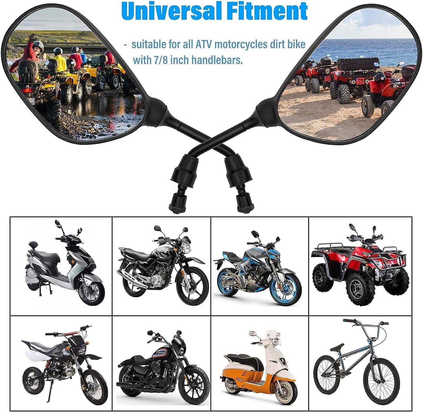 motorcycle mirror 112