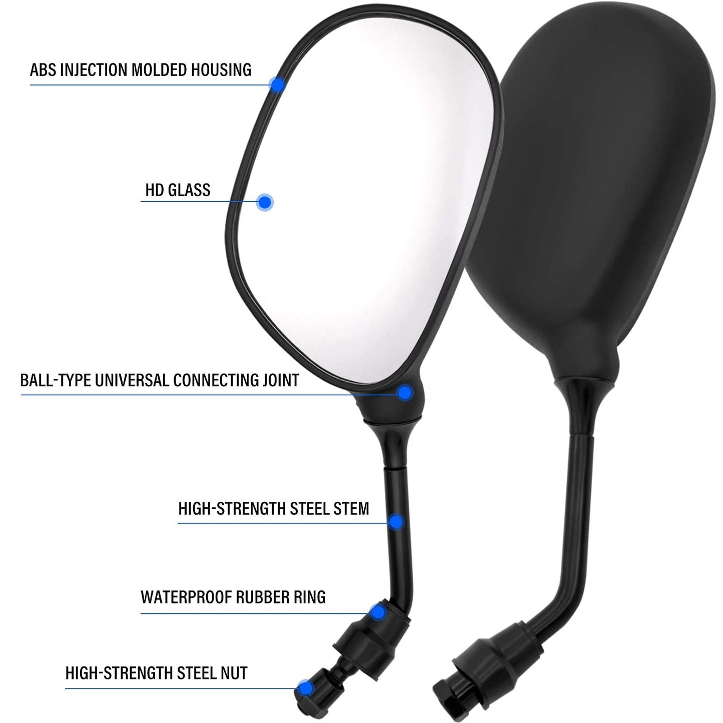 motorcycle mirror 114