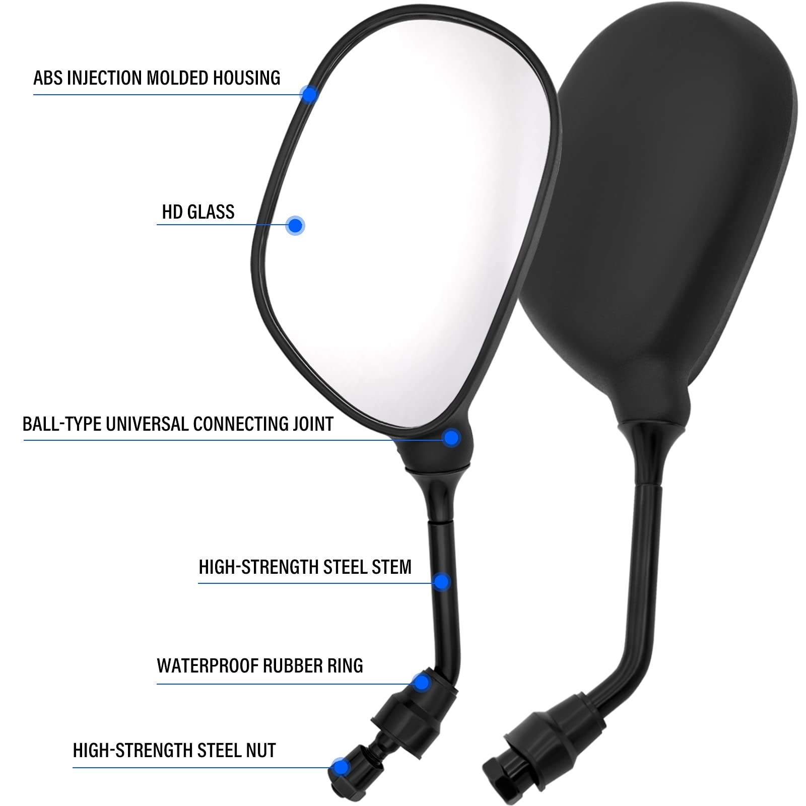 motorcycle mirror 114