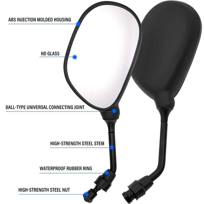 motorcycle mirror 114
