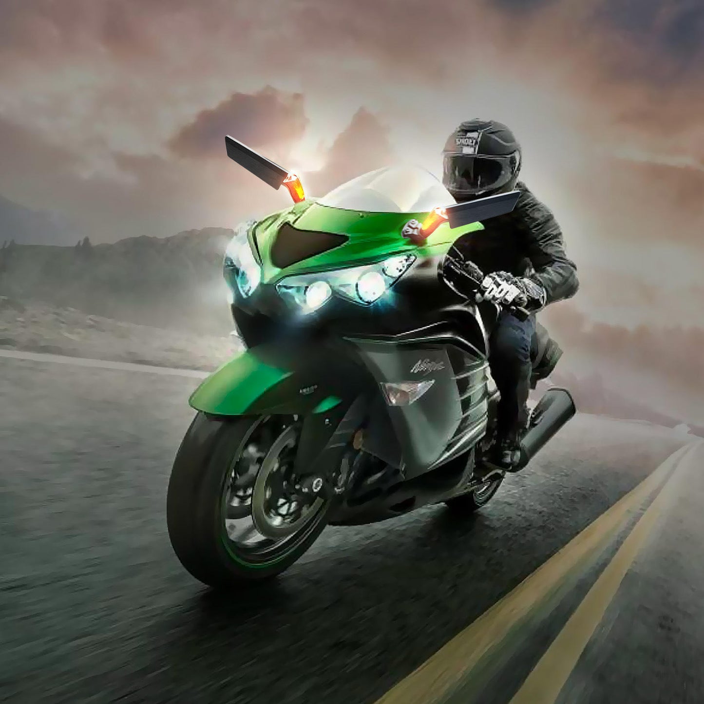 motorcycle mirror 134