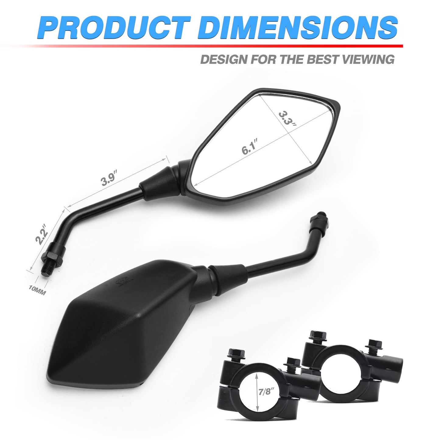 motorcycle mirror 163