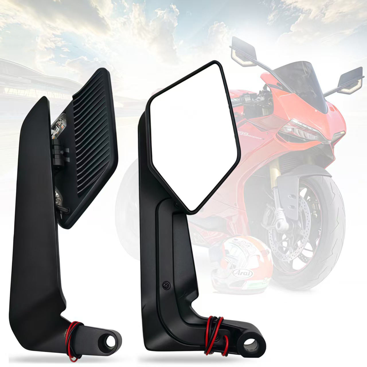 motorcycle mirror 169