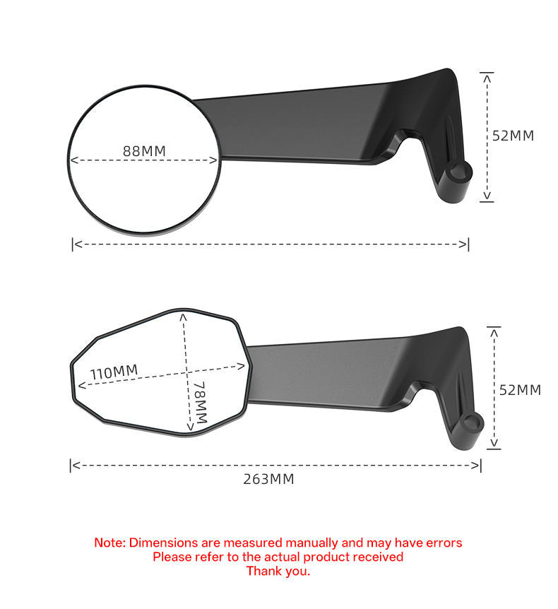 motorcycle mirror 198