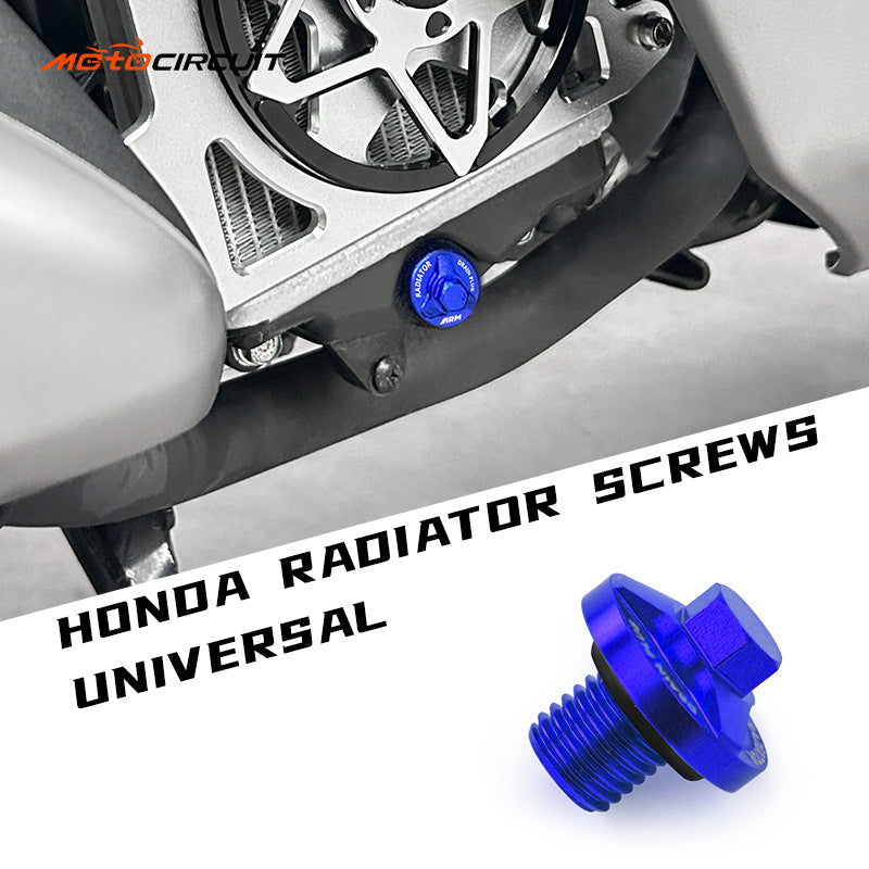 Honda PCX model radiator grille screw installation demonstration