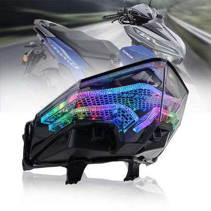 Waterproof LED Motorcycle Taillight and Turn Signal for Honda VARl0 150/Click 150 - High Quality Upgrade