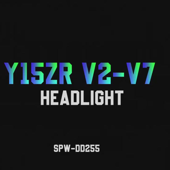 Video Demo Showing App Control RGB Headlight Features on Yamaha Y15ZR Motorcycle