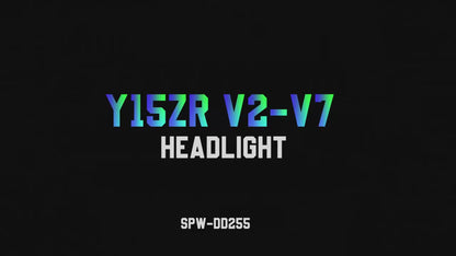 Video Demo Showing App Control RGB Headlight Features on Yamaha Y15ZR Motorcycle
