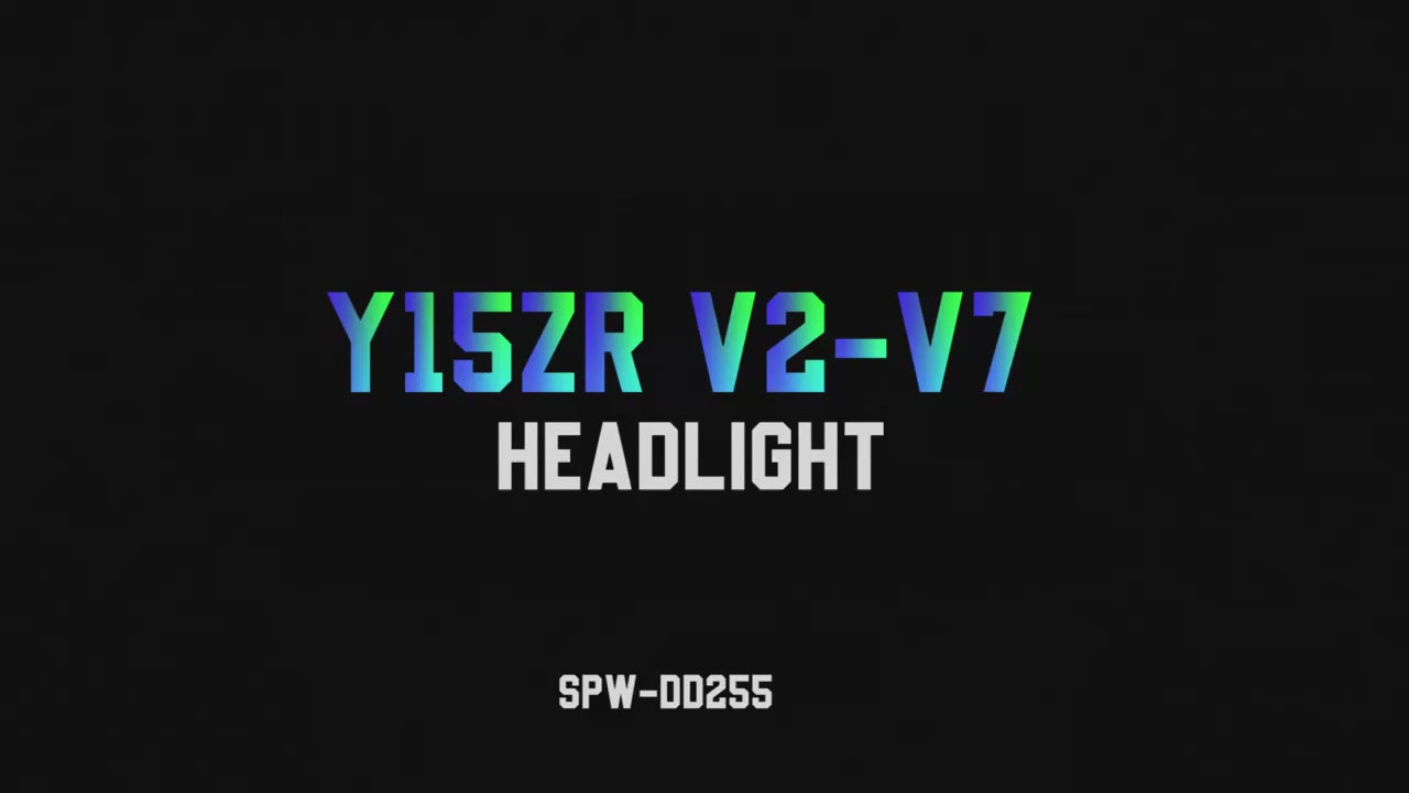 Video Demo Showing App Control RGB Headlight Features on Yamaha Y15ZR Motorcycle
