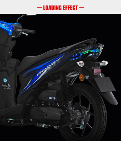 Step-by-step installation guide for Honda Beat compatible motorcycle taillight