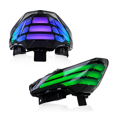 Universal LED motorcycle taillight with brake and turn signal for Honda Beat
